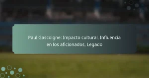 Paul Gascoigne: Impacto cultural, Influencia en los aficionados, Legado
